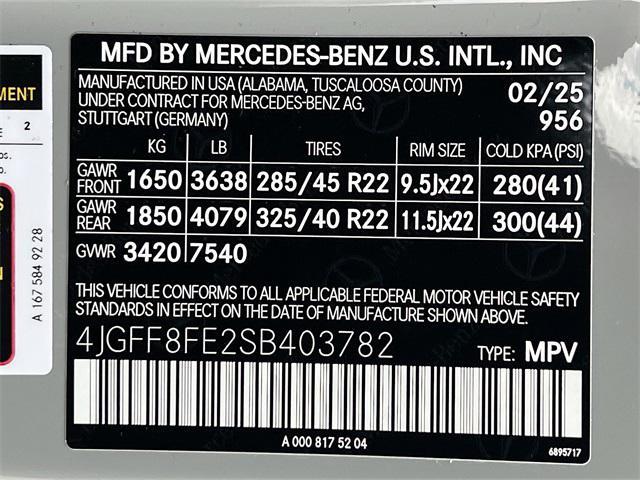 Photo of 2025 MANUFAKTUR Alpine Grey Mercedes-Benz GLS 580