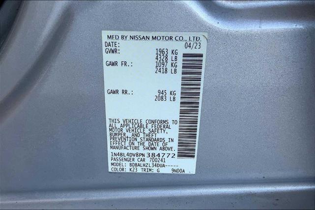 Photo of 2023 Brilliant Silver Metallic Nissan Altima