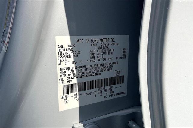 Photo of 2022 Space White Metallic Ford Mustang Mach-E