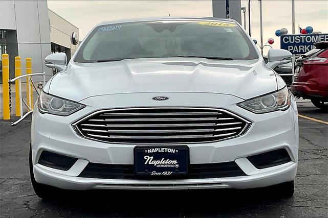 Photo of 2018 White Ford Fusion