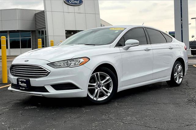 Photo of 2018 White Ford Fusion