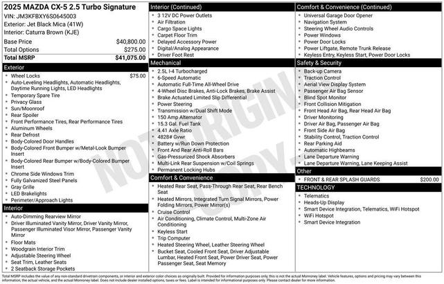 Photo of 2025 Jet Black Mica Mazda CX-5