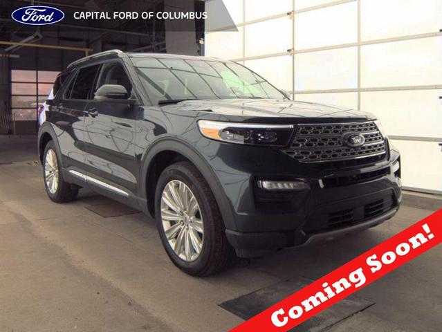 Photo of 2022 Stone Blue Metallic Ford Explorer