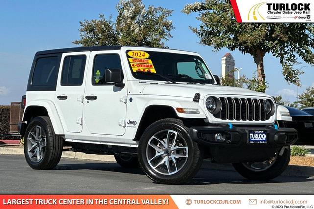 Photo of 2024 Bright White Clearcoat Jeep Wrangler 4xe