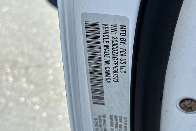Photo of 2023 White Knuckle Clearcoat Dodge Challenger
