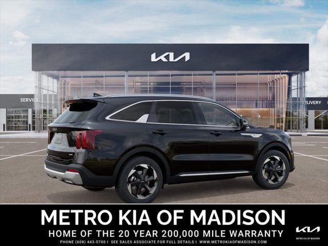 Photo of 2025 Aurora Black Pearl Kia Sorento Hybrid