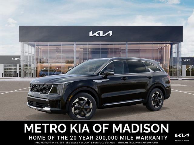 Photo of 2025 Aurora Black Pearl Kia Sorento Hybrid