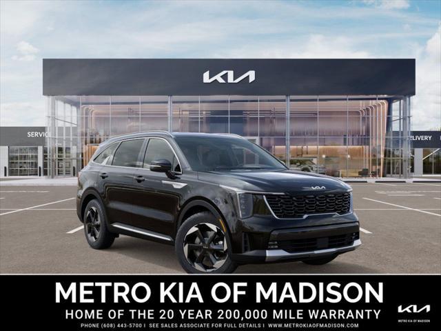 Photo of 2025 Aurora Black Pearl Kia Sorento Hybrid