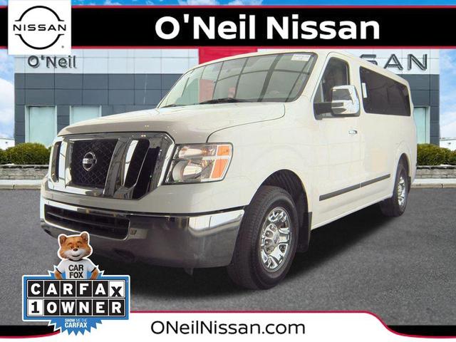 Photo of 2018 Pearl White Nissan NV Passenger NV3500 HD