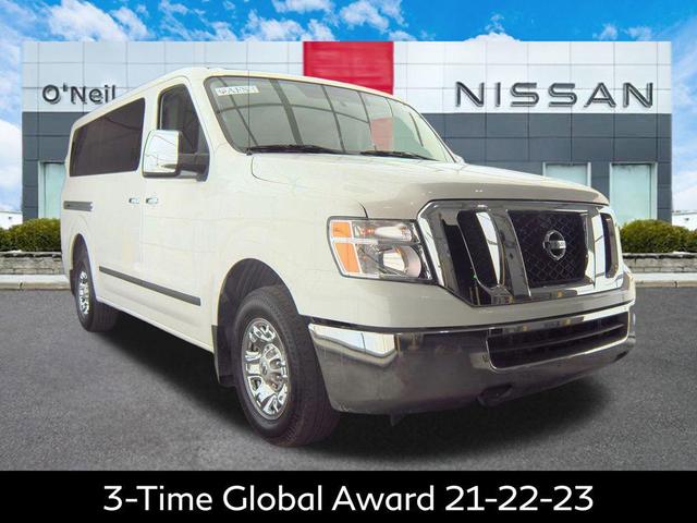 Photo of 2018 Pearl White Nissan NV Passenger NV3500 HD
