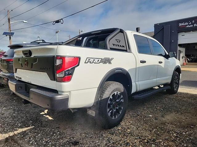 Photo of 2024 Glacier White Nissan Titan