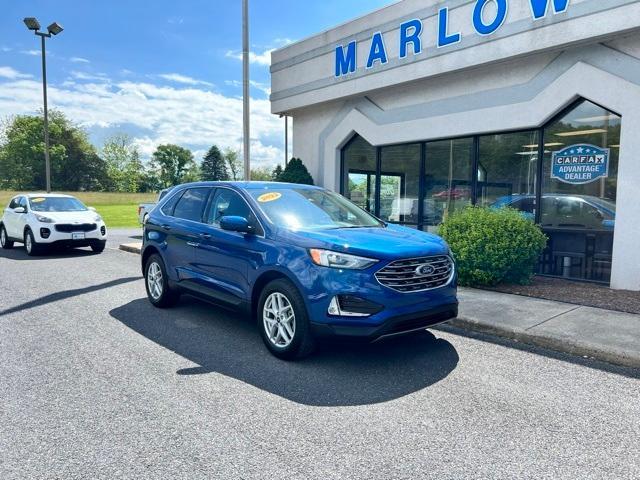 Photo of 2022 Atlas Blue Metallic Ford Edge
