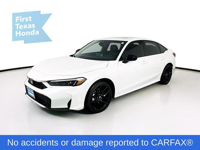 Photo of 2025 Platinum White Pearl Honda Civic Hybrid