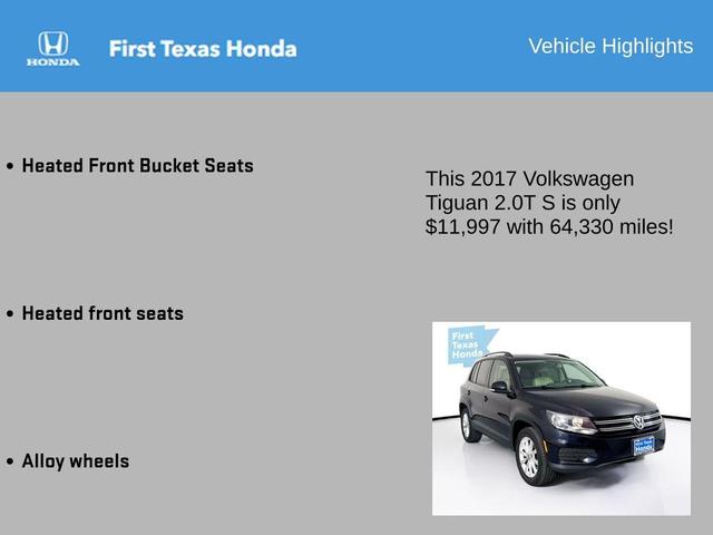Photo of 2017 Deep Black Pearl Volkswagen Tiguan