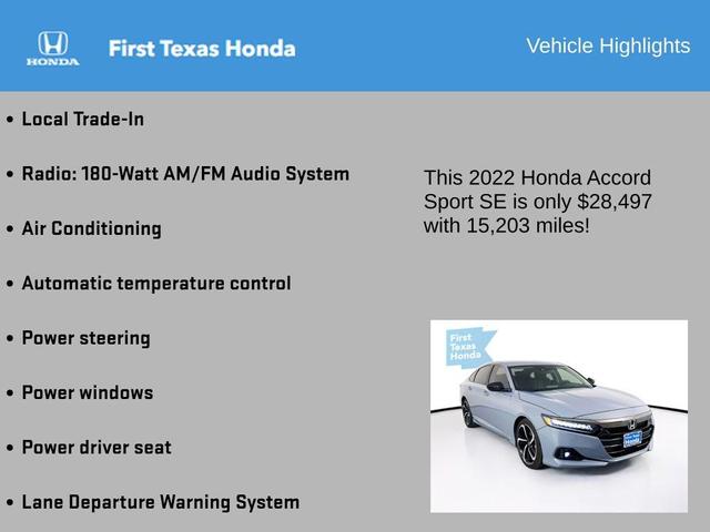 Photo of 2022 Gray Pearl Honda Accord