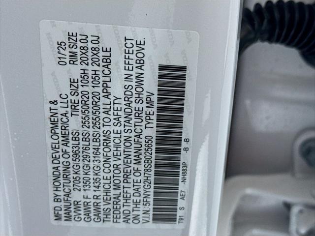 Photo of 2025 Platinum White Pearl Honda Pilot