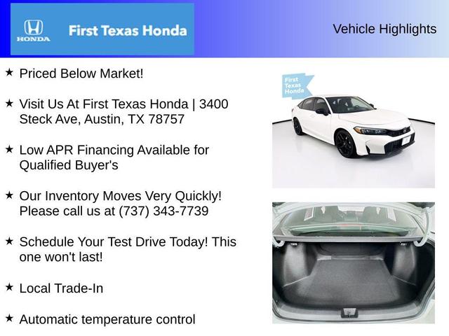 Photo of 2025 Platinum Honda Civic