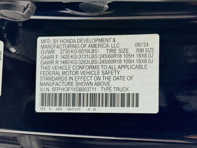 Photo of 2025 Nh-731p/Crystal Bl Honda Ridgeline