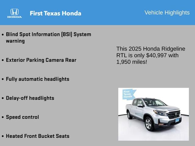 Photo of 2025 Solar Silver Metallic Honda Ridgeline