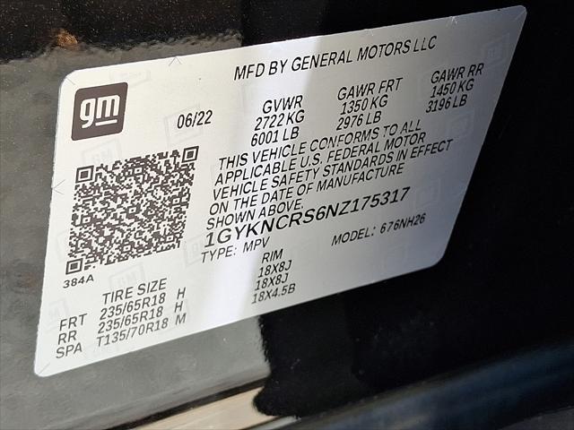 Photo of 2022 Stellar Black Metallic Cadillac XT5
