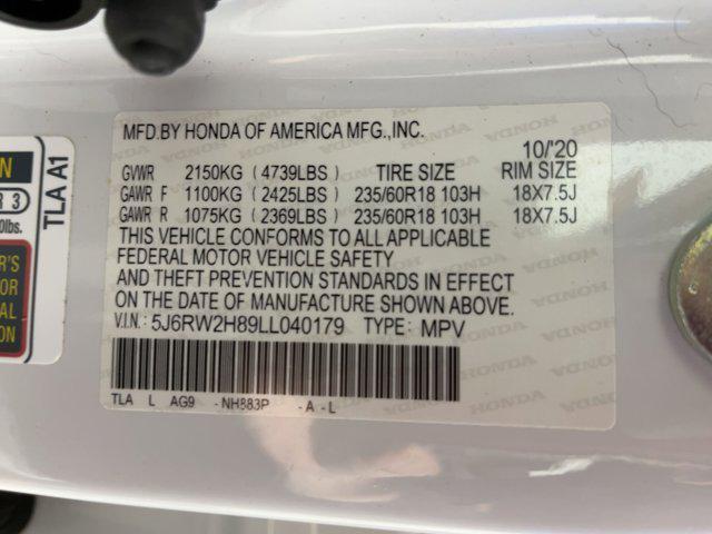 Photo of 2020 Platinum White Pearl Honda CR-V