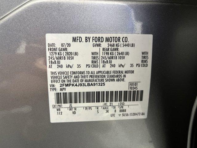 Photo of 2020 Iconic Silver Metallic Ford Edge