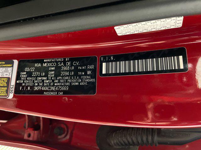 Photo of 2022 Currant Red Kia Forte