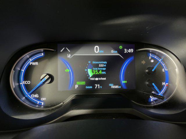 Photo of 2021 Blizzard Pearl/Midnight Black Metallic Toyota RAV4 Hybrid