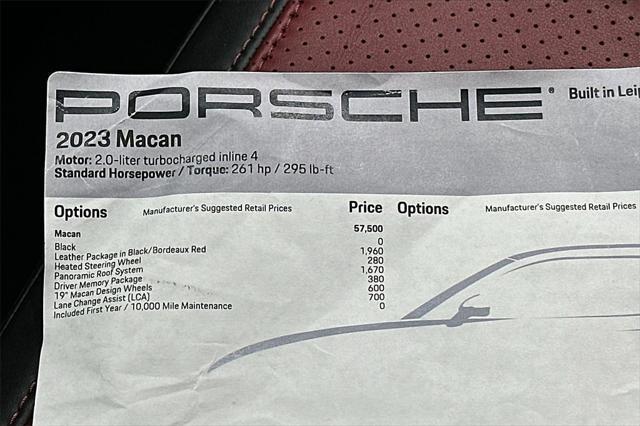 Photo of 2023 Black Porsche Macan