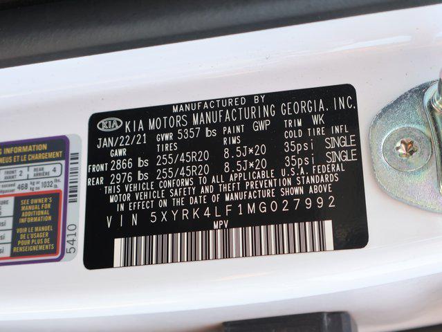 Photo of 2021 Glacial White Pearl Kia Sorento