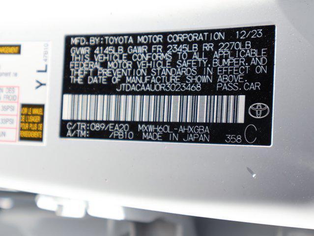 Photo of 2024 Wind Chill Pearl Toyota Prius