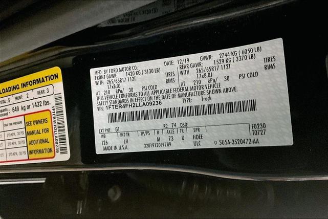 Photo of 2020 Shadow Black Ford Ranger
