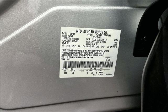 Photo of 2016 Ingot Silver Metallic Ford Edge