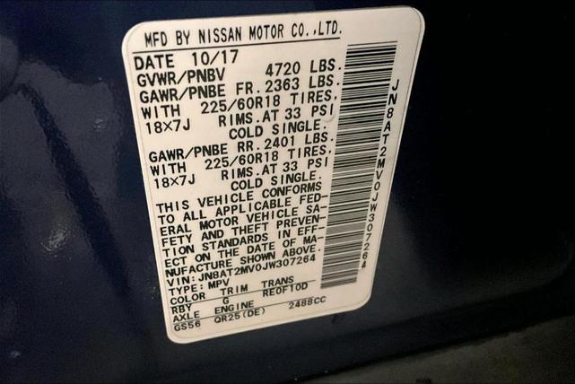 Photo of 2018 Caspian Blue Nissan Rogue