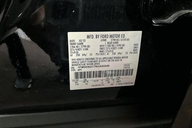 Photo of 2022 Agate Black Metallic Ford Explorer