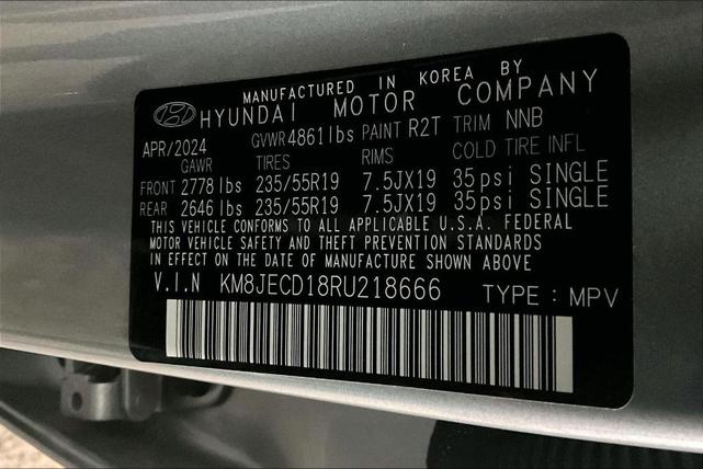 Photo of 2024 Shimmering Silver Hyundai TUCSON Hybrid