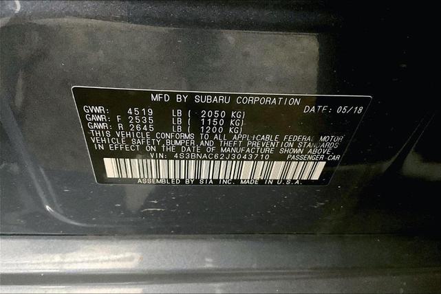 Photo of 2018 Twilight Blue Metallic Subaru Legacy