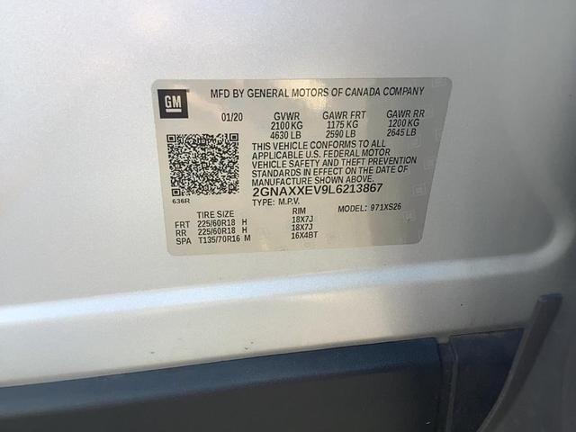 Photo of 2020 Silver Chevrolet Equinox