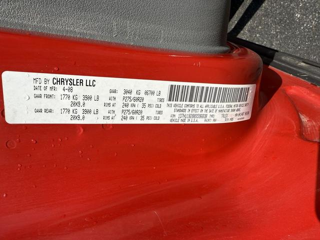 Photo of 2008 Red Dodge Ram 1500