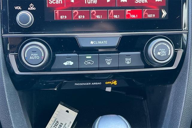 Photo of 2021 Platinum White Pearl Honda Civic