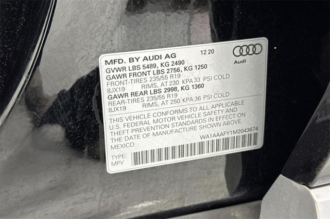 Photo of 2021 Brilliant Black Audi Q5