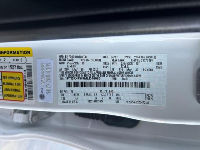 Photo of 2021 OXFORD WHITE Ford Ranger