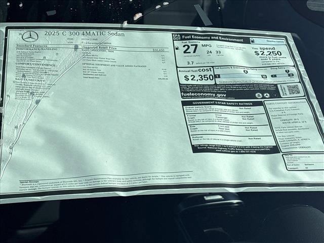 Photo of 2025 Black Mercedes-Benz C-Class