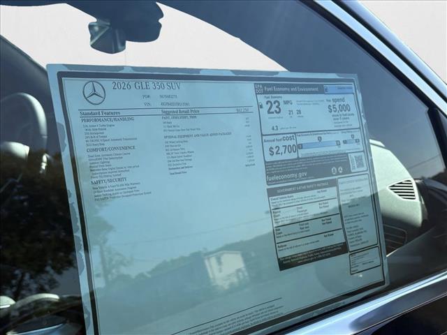 Photo of 2026 Black Mercedes-Benz GLE 350