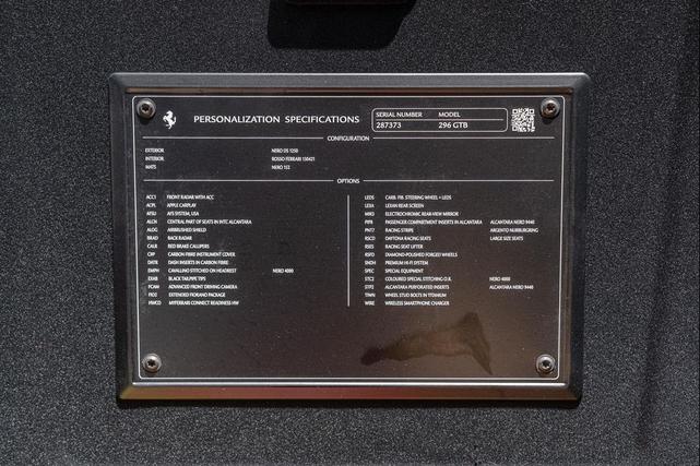 Photo of 2023 Nero Ferrari 296 GTB