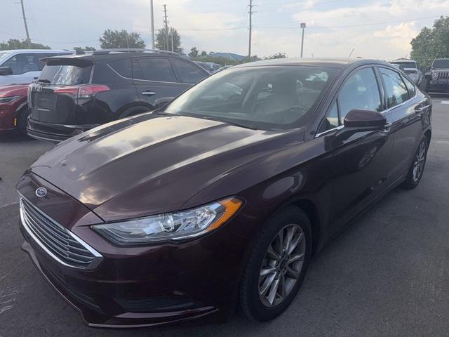 Photo of 2017 Burgundy Ford Fusion