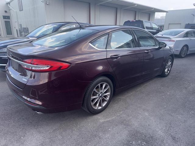 Photo of 2017 Burgundy Ford Fusion