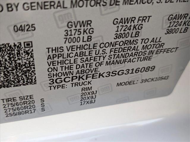 Photo of 2025 Summit White Chevrolet Silverado 1500