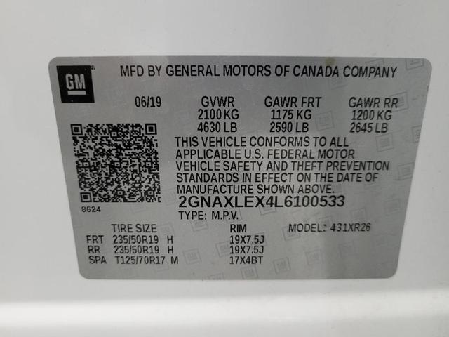 Photo of 2020 Summit White Chevrolet Equinox