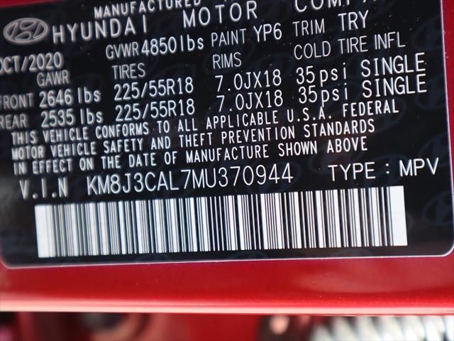 Photo of 2021 Red Crimson Hyundai TUCSON
